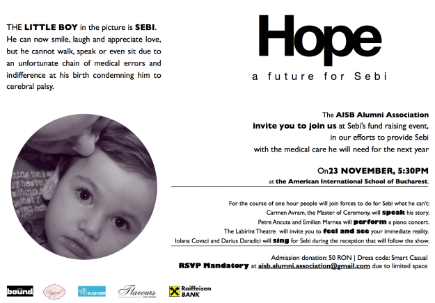 Invitation_Hope, a future for Sebi%22 23rd of November 2013